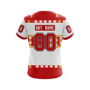 Nhl Calgary Flames Autism Awareness Ver2 Personalized 3D Hoodie
