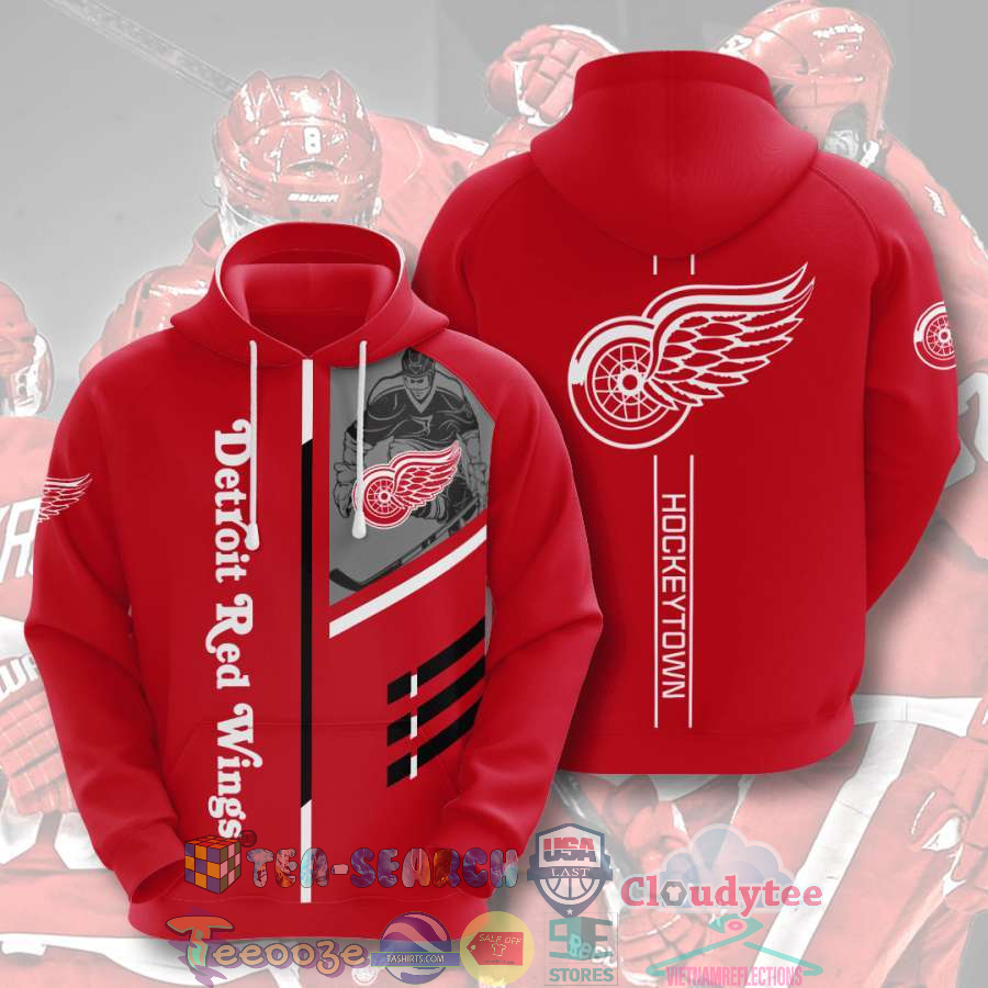 Nhl Detroit Red Wings Hockey Town Hoodie 3D Nhl Detroit Red Wings Hockey Town Hoodie 3D