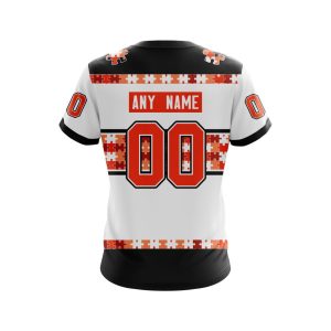 Nhl Philadelphia Flyers Autism Awareness Ver2 Personalized 3D Hoodie