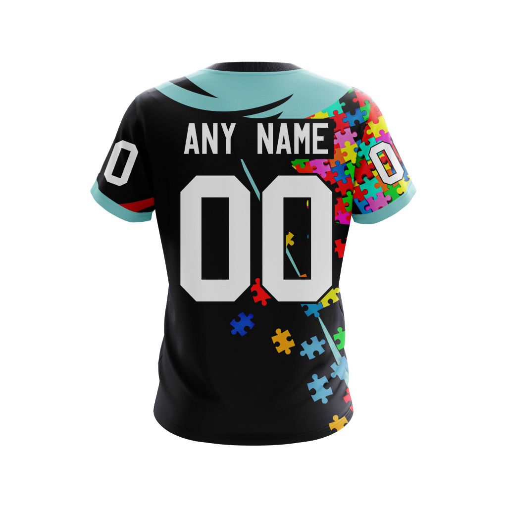Nhl Seattle Kraken Autism Awareness Ver2 Personalized 3D Hoodie Nhl Seattle Kraken Autism Awareness Ver2 Personalized 3D Hoodie