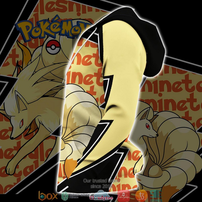 Ninetales Costume Pokemon 3D Hoodie Ninetales Costume Pokemon 3D Hoodie