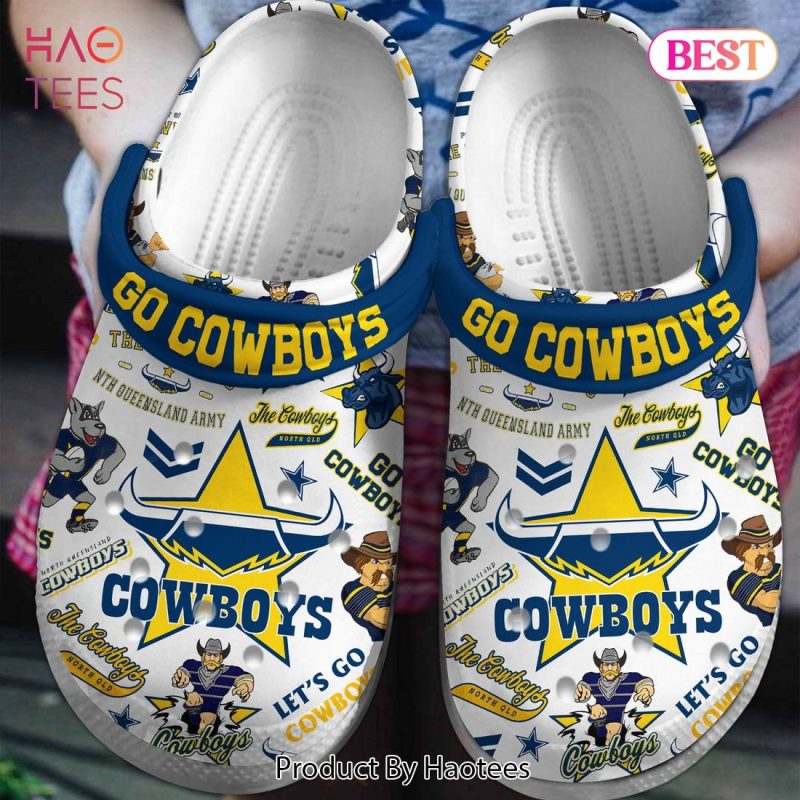 North Queensland Cowboys NRL Sport Crocs Crocband Clogs Shoes Comfortable For Men Women and Kids Hot Sale 2024