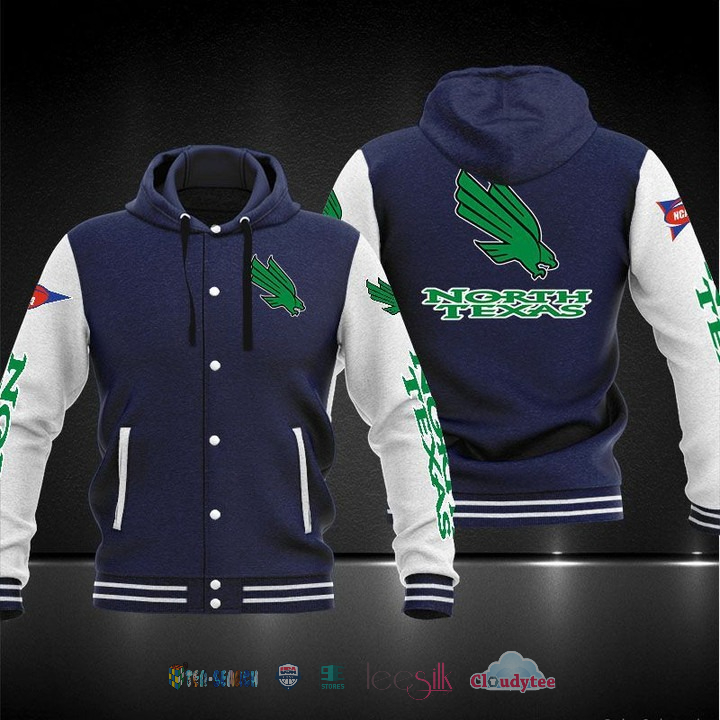North-Texas-Mean-Green-Baseball-Hoodie-Jacket-2