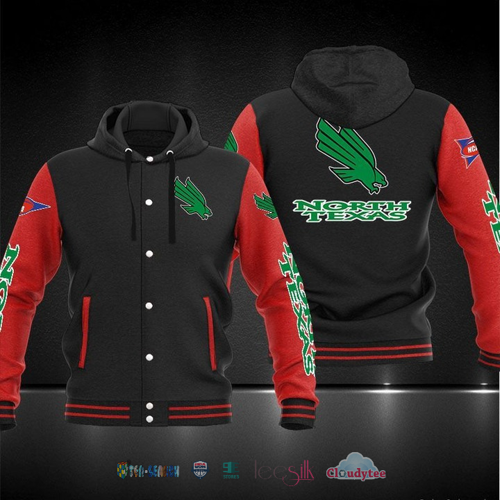 North-Texas-Mean-Green-Baseball-Hoodie-Jacket-3