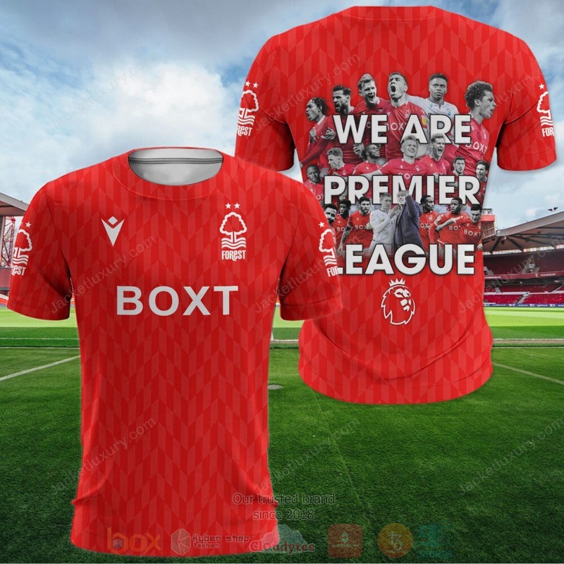 Nottingham Forest F.C We Are Premier League 3D Hoodie Nottingham Forest F.C We Are Premier League 3D Hoodie