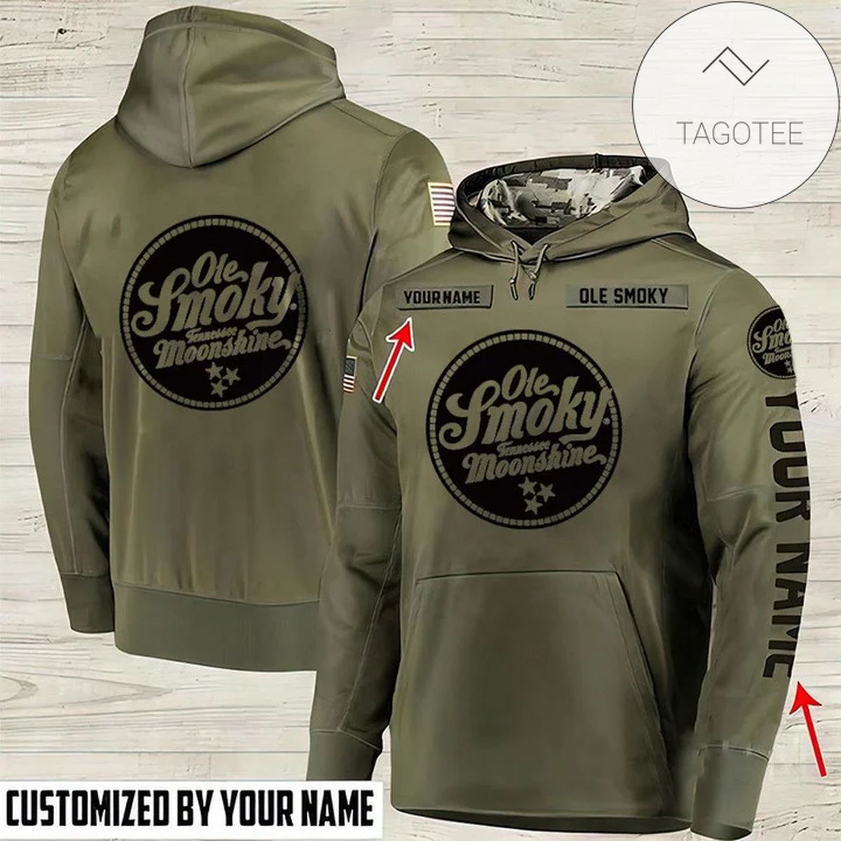 Ole Smoky Moonshine All Over Print Hoodie Ole Smoky Moonshine All Over Print Hoodie