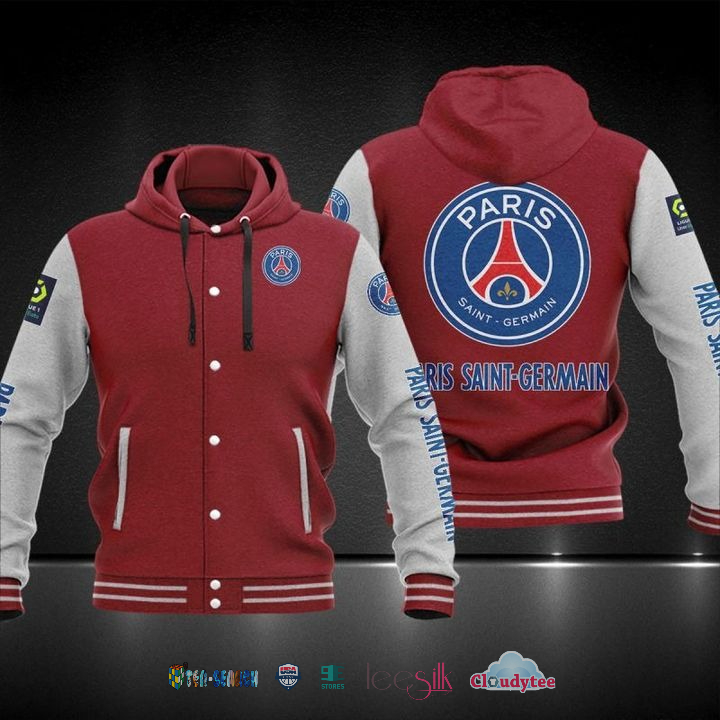 Paris Saint Germain Baseball Hoodie Jacket Paris Saint Germain Baseball Hoodie Jacket