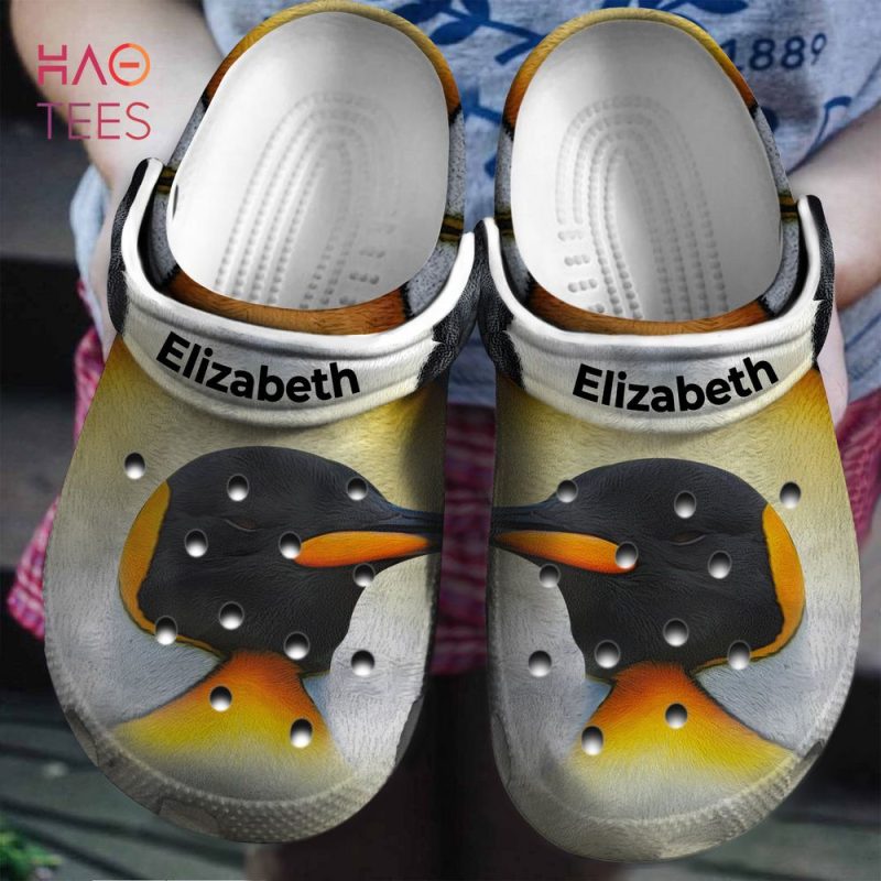 Penguin Head Personalized Crocs Shoes With Your Name Penguin Crocs Shoes Hot Sale 2024