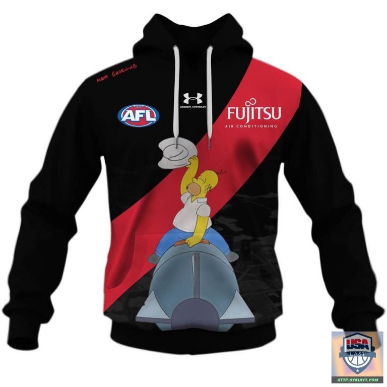 Personalize-Afl-Essendon-Bombers-The-Simpsons-3D-Hoodie-T-Shirt-1