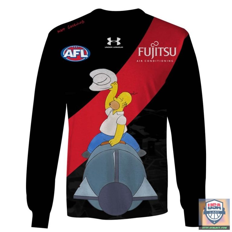 Personalize-Afl-Essendon-Bombers-The-Simpsons-3D-Hoodie-T-Shirt-3