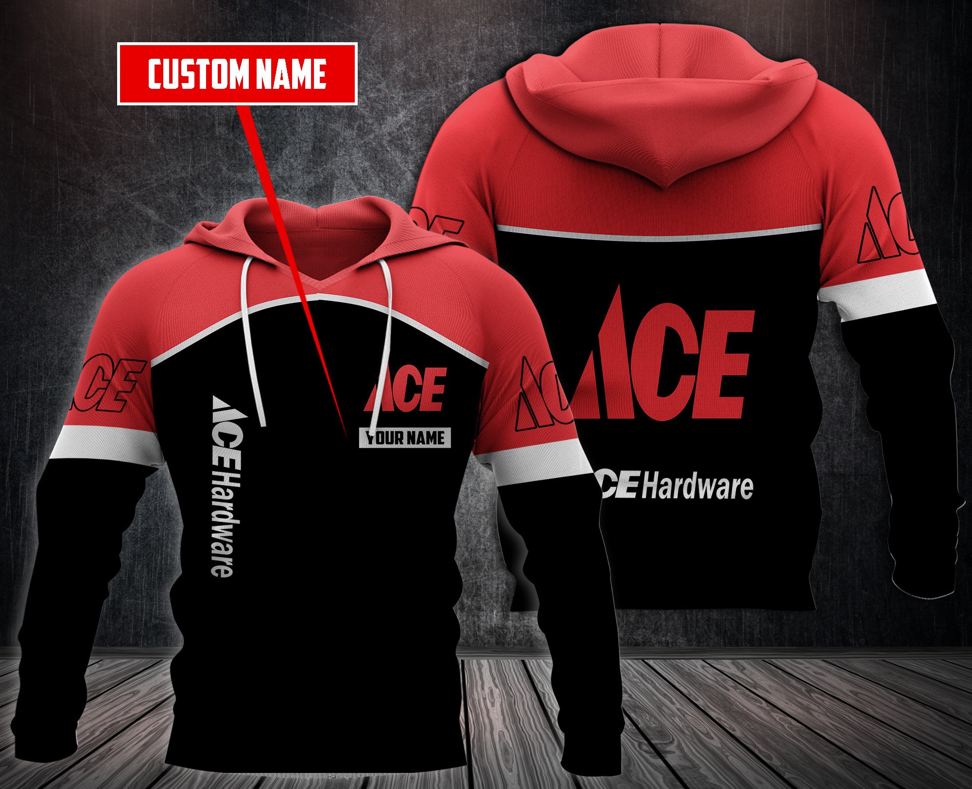 Personalized-Ace-Hardware-Custom-3D-Fleece-Hoodie-Hoodie-2