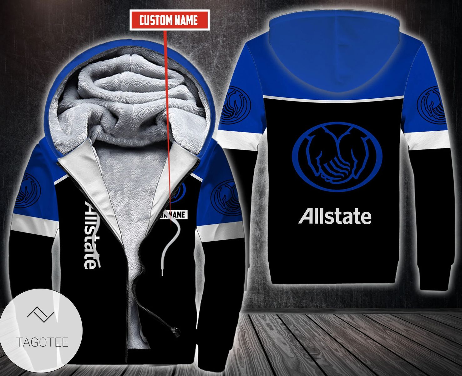 Personalized Allstate Fleece Hoodie Personalized Allstate Fleece Hoodie