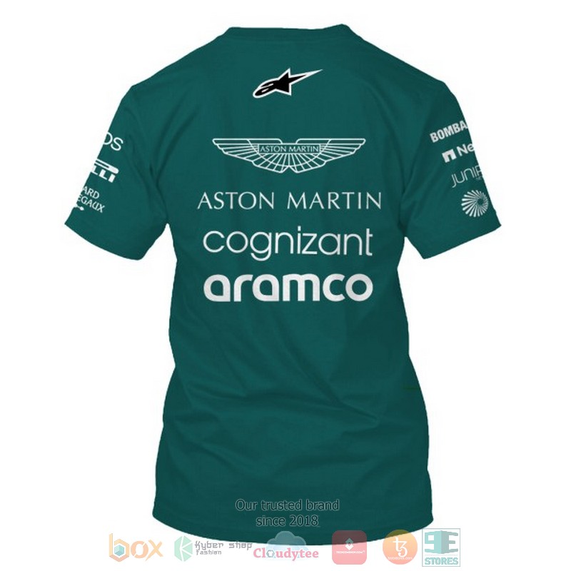 Personalized Aston Martin Aramco Cognizant Custom 3D Shirt Personalized Aston Martin Aramco Cognizant Custom 3D Shirt