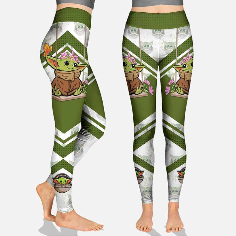 Personalized Baby Yoda Stay With Me 3D Hoodie Leggings Hot Sale 2024