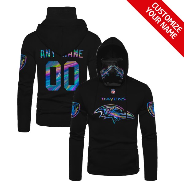 Personalized-Baltimore-Ravens-Black-Custom-3D-Hoodie-Mask-1