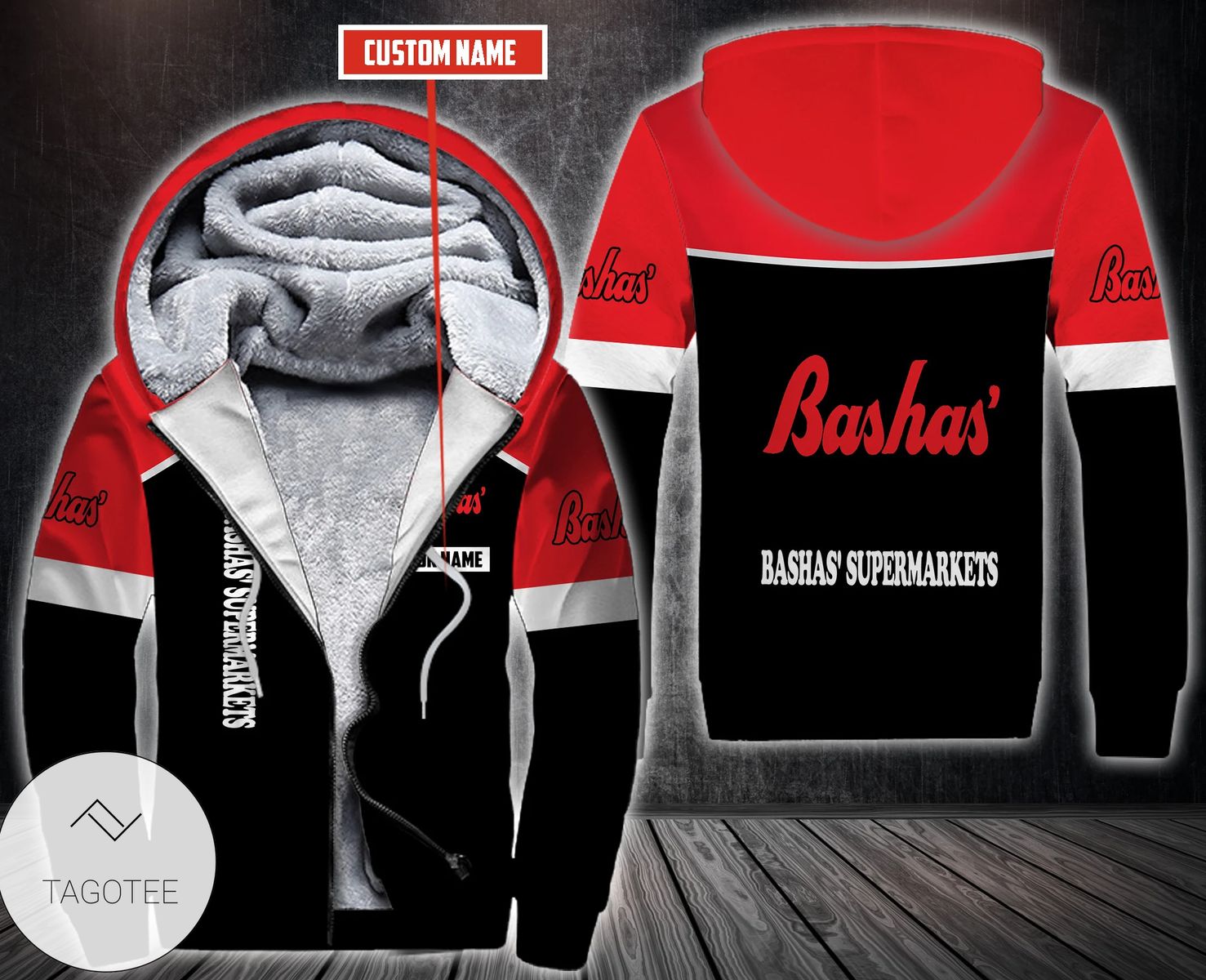 Personalized Bashas’ Supermarkets Fleece Hoodie Personalized Bashas’ Supermarkets Fleece Hoodie