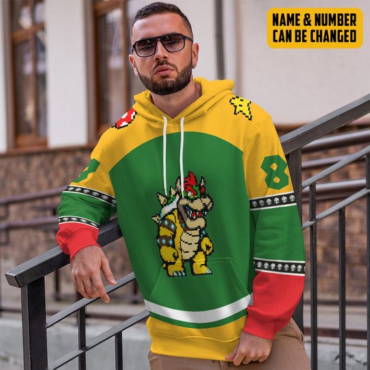 Personalized Bowser Custom 3D Shirt Personalized Bowser Custom 3D Shirt