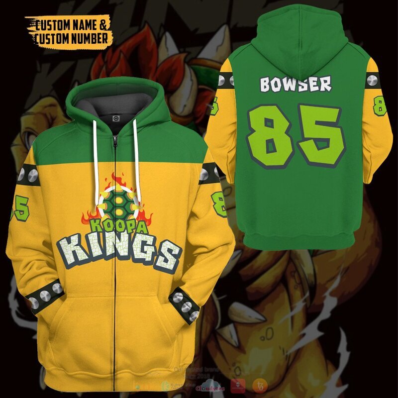 Personalized Bowser Sports Ver 2 Koopa Kings 3D Shirt Personalized Bowser Sports Ver 2 Koopa Kings 3D Shirt
