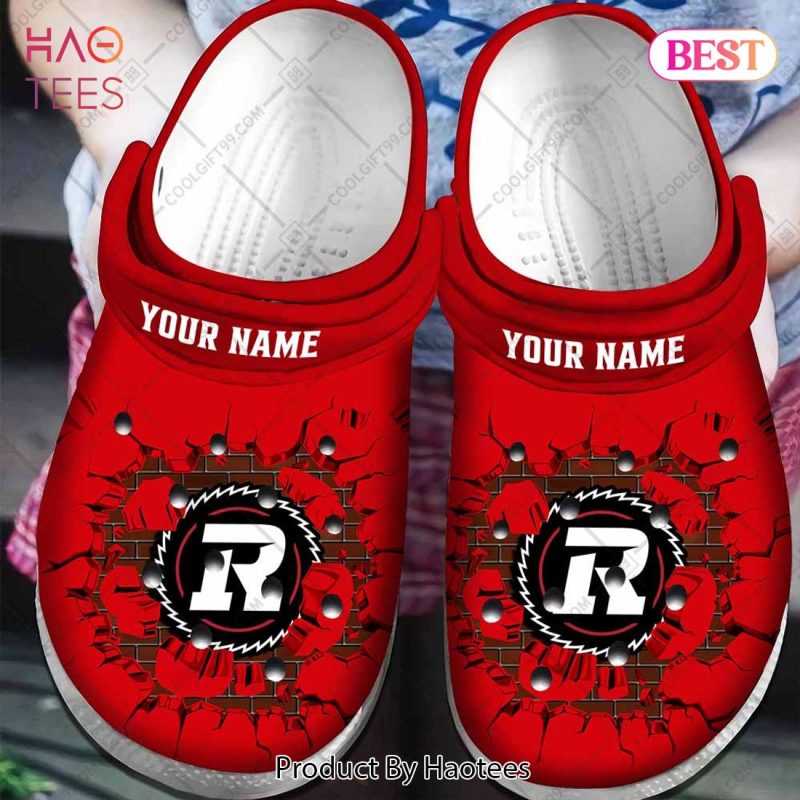 Personalized CFL Ottawa Redblacks Broken Wall Crocs Personalized CFL Ottawa Redblacks Broken Wall Crocs