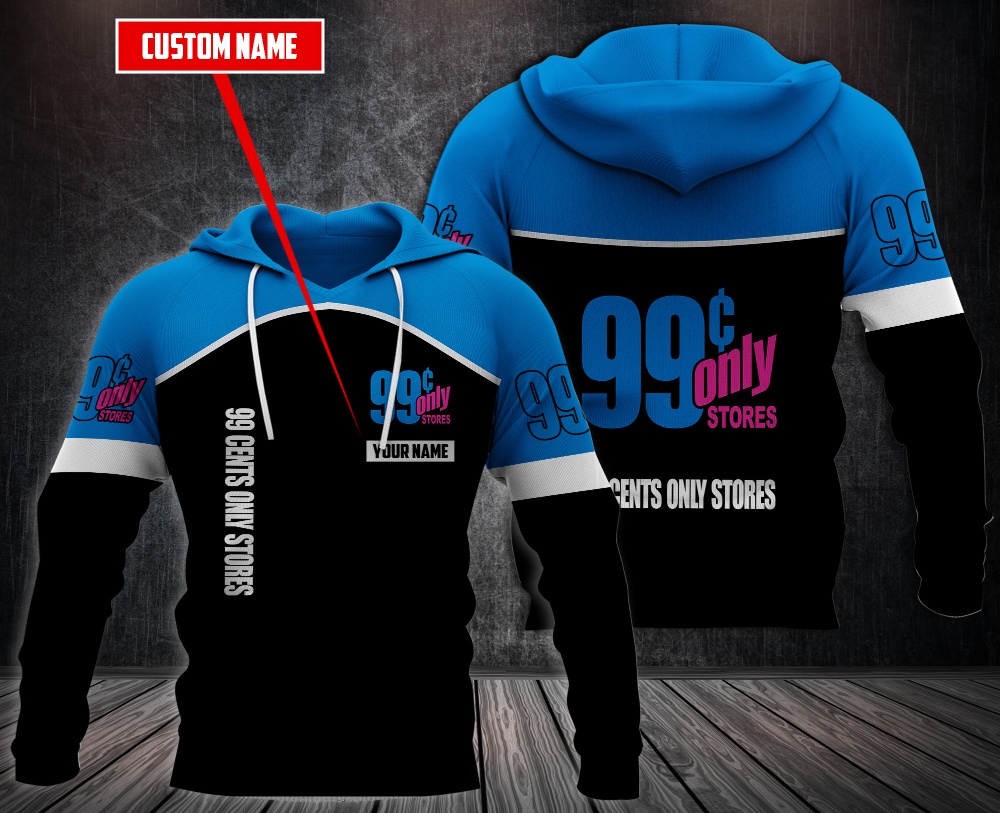 Personalized-Cents-Only-Stores-3D-Fleece-Hoodie-Hoodie-2