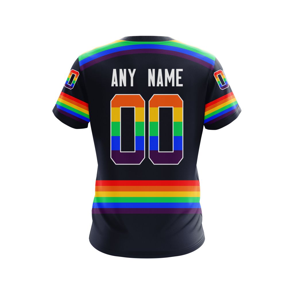 Personalized Columbus Blue Jackets Nhl Lgbt Pride 3D Shirt Personalized Columbus Blue Jackets Nhl Lgbt Pride 3D Shirt
