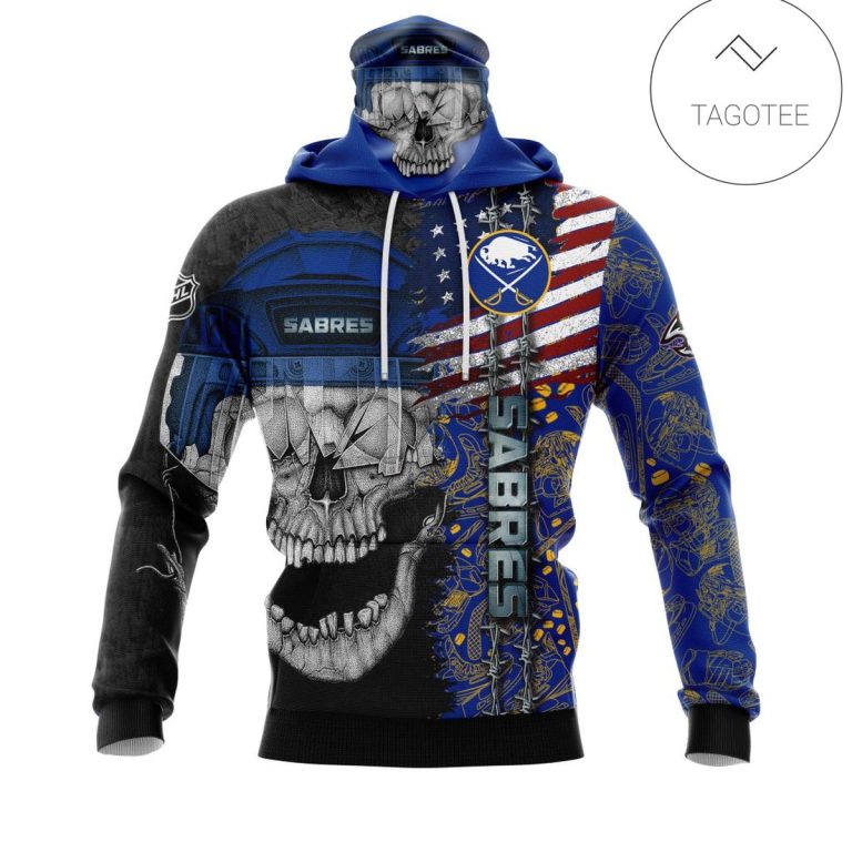 Personalized-Custom-Name-Buffalo-Sabres-Skull-Gaiter-Mask-Hoodie-1