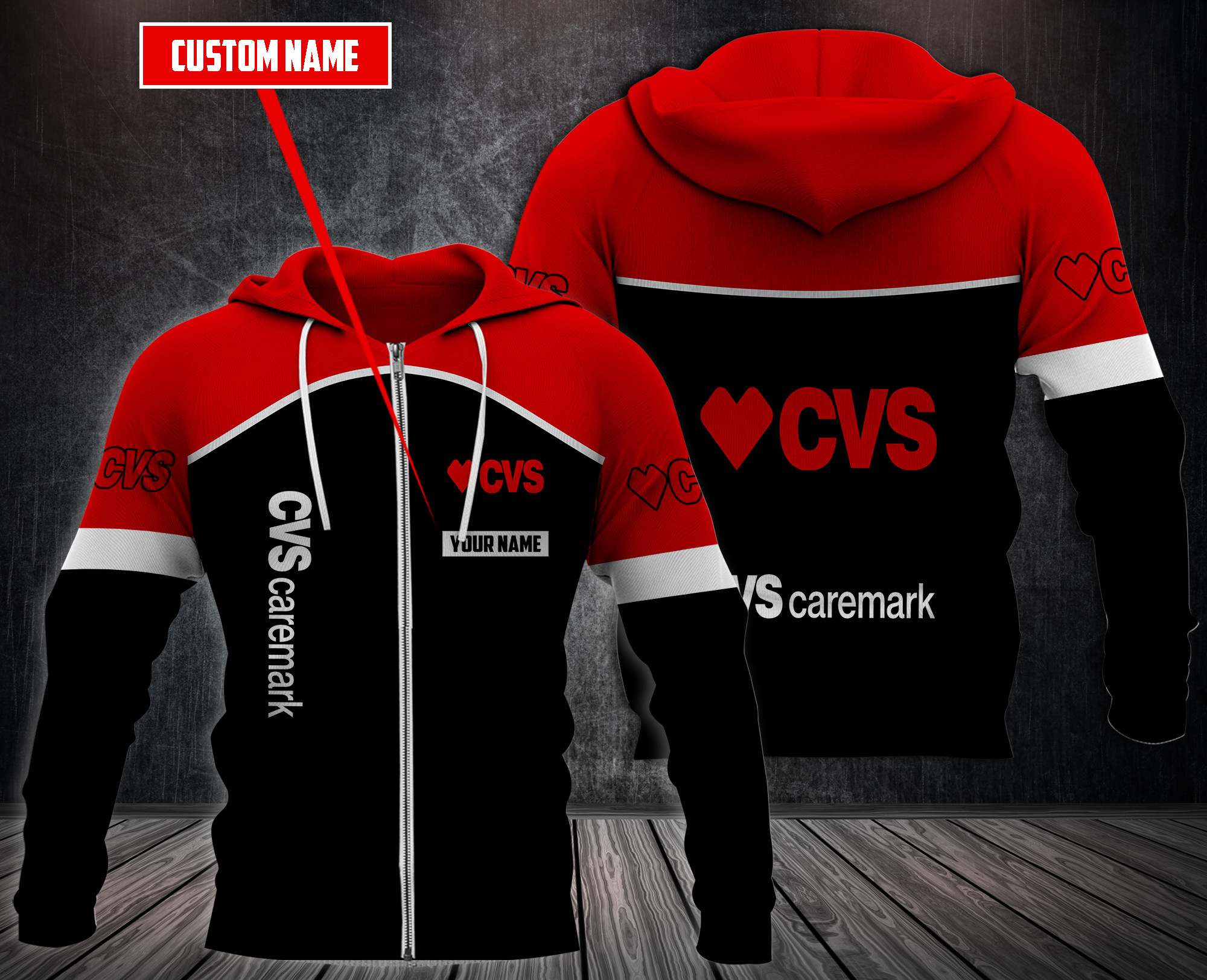 Personalized Cvs Caremark 3D Fleece Hoodie Personalized Cvs Caremark 3D Fleece Hoodie