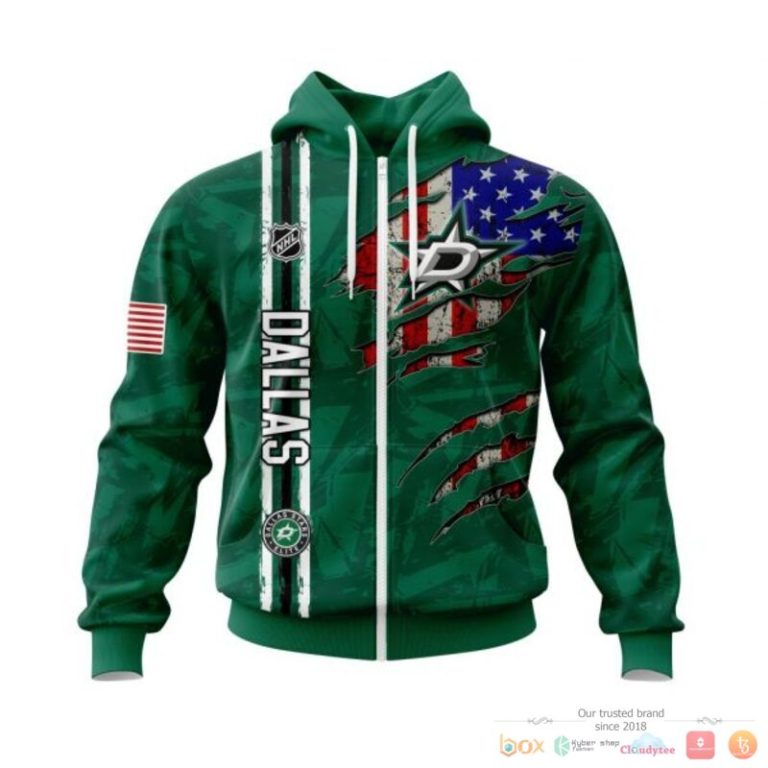 Personalized-Dallas-Stars-With-American-Flag-3D-Shirt-Hoodie-2