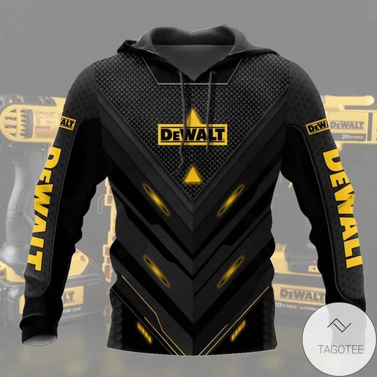 Personalized Dewalt Beautiful Tools Black Metal Hoodie Hot Sale 2024