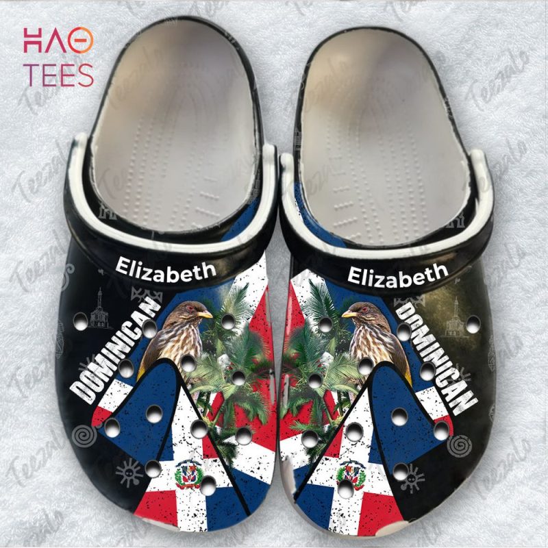 Personalized Dominican Flag Dominican Pride Crocs Shoes Personalized Dominican Flag Dominican Pride Crocs Shoes