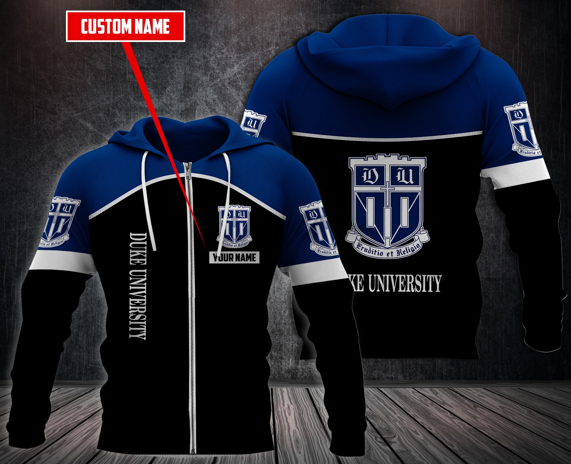 Personalized Duke University Custom Hoodie Personalized Duke University Custom Hoodie