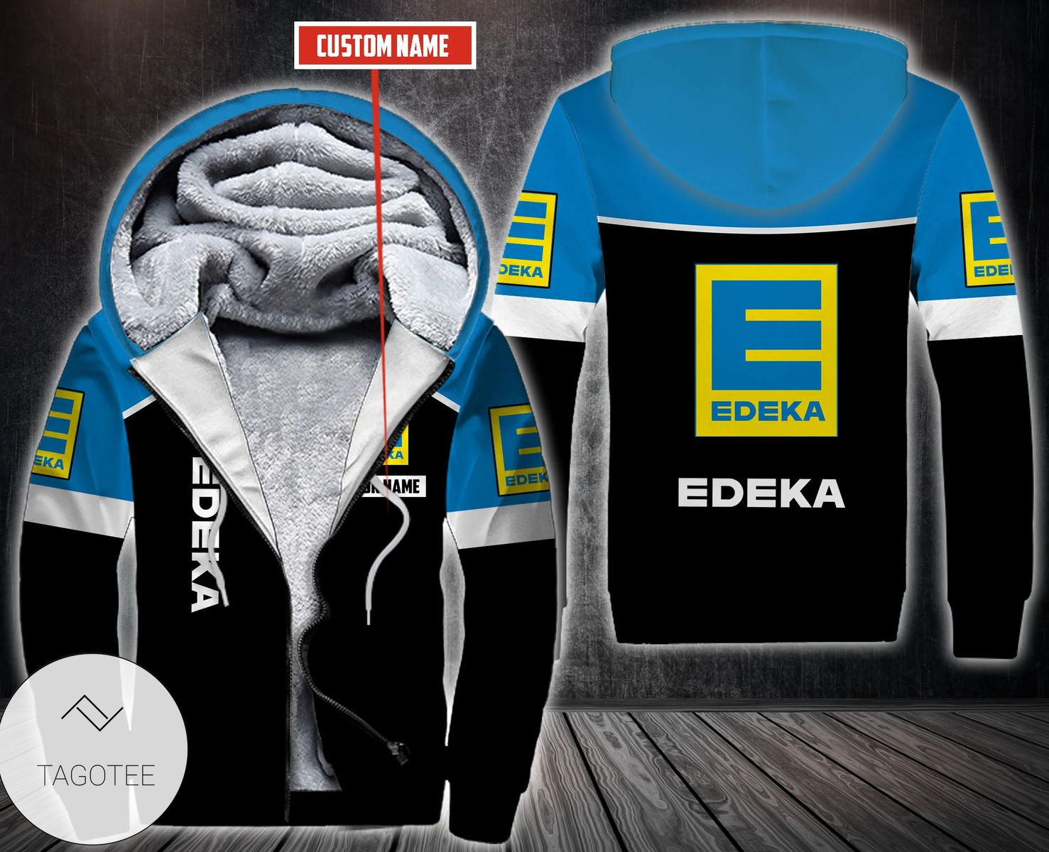 Personalized Edeka Fleece Hoodie Personalized Edeka Fleece Hoodie