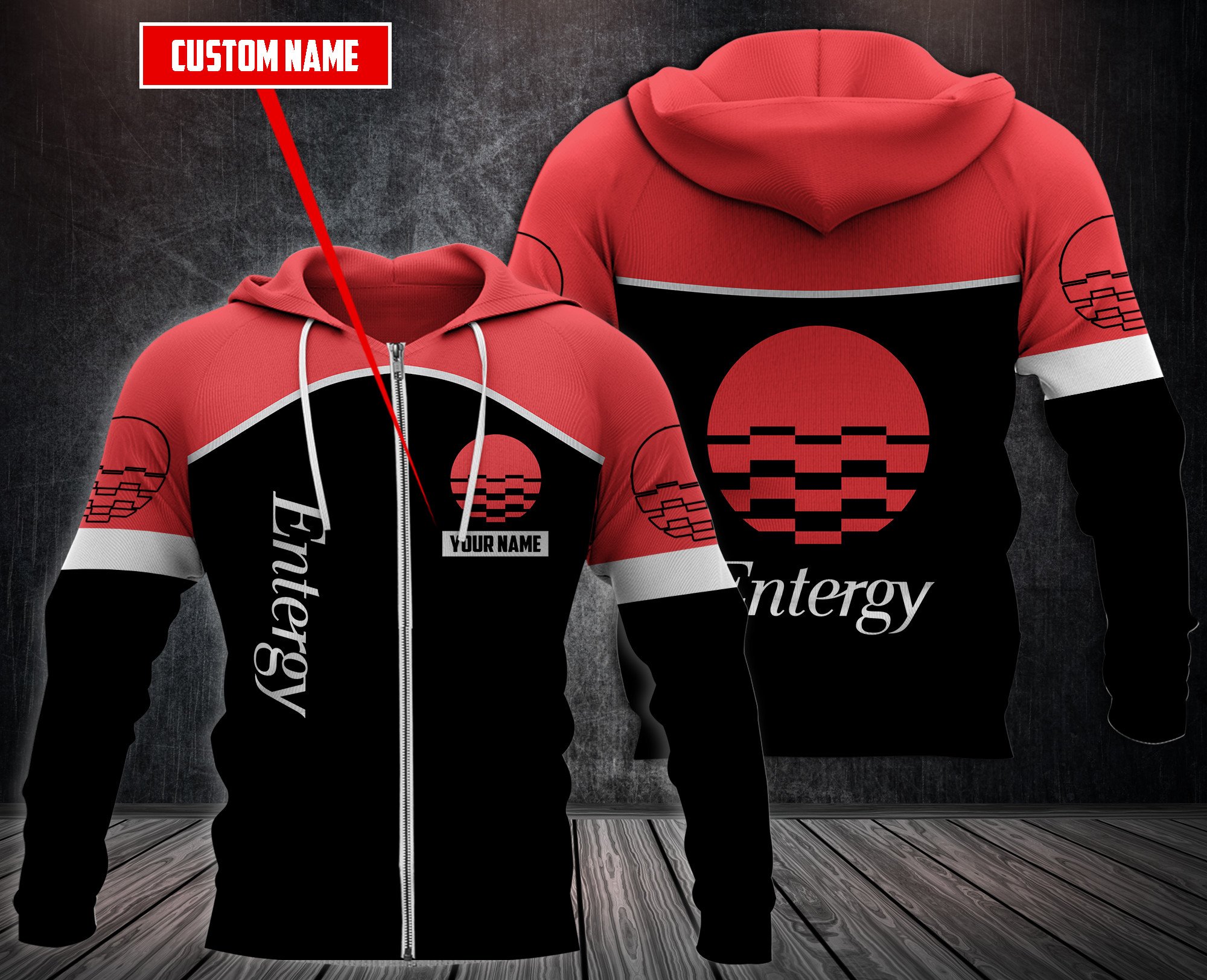 Personalized Entergy Custom Hoodie Personalized Entergy Custom Hoodie