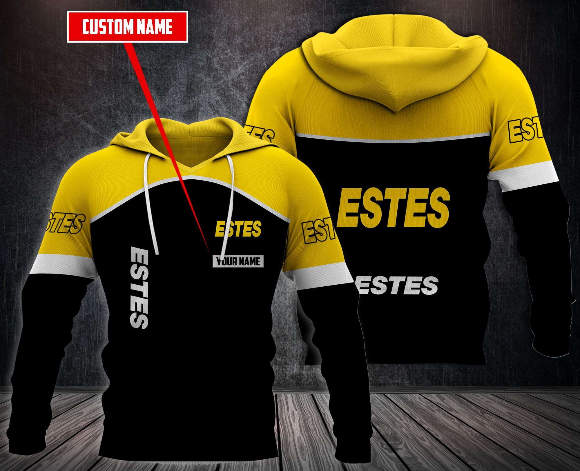 Personalized-Estes-Express-Lines-3D-Fleece-Hoodie-Hoodie-2