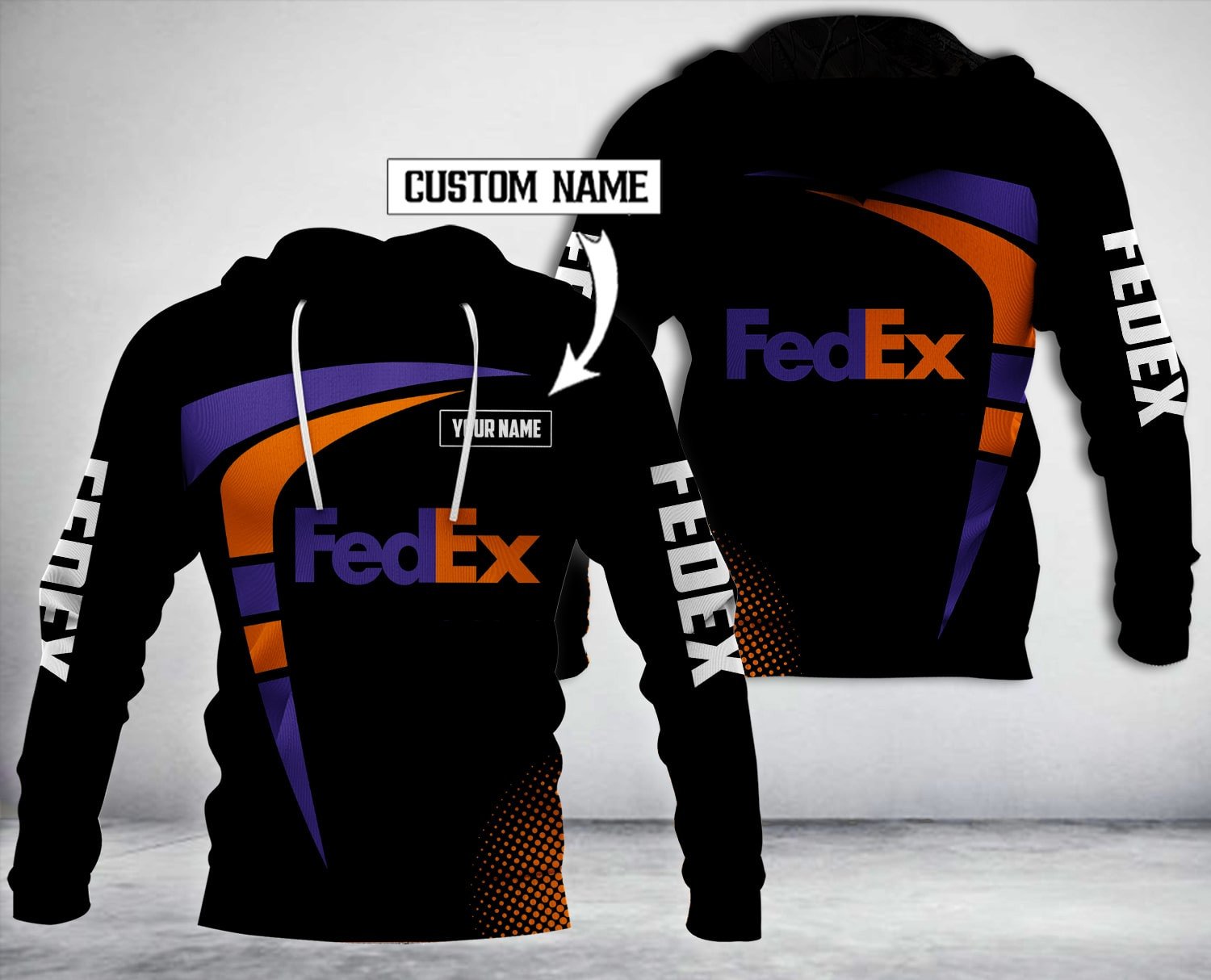 Personalized Fedex 3D Hoodie Personalized Fedex 3D Hoodie
