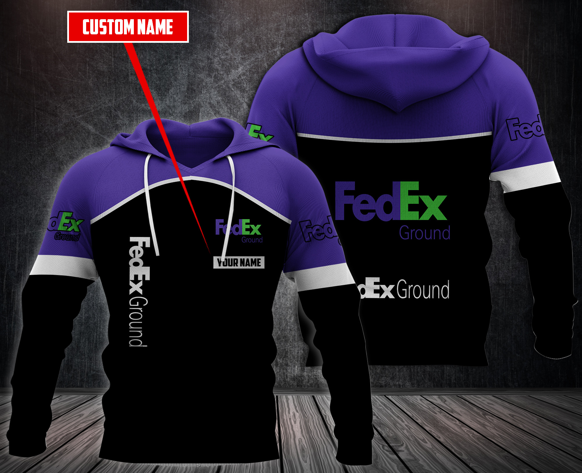 Personalized-Fedex-Ground-3D-Fleece-Hoodie-Hoodie-2