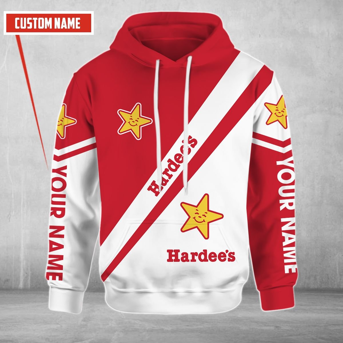Personalized Hardee’S Custom 3D Hoodie Personalized Hardee’S Custom 3D Hoodie