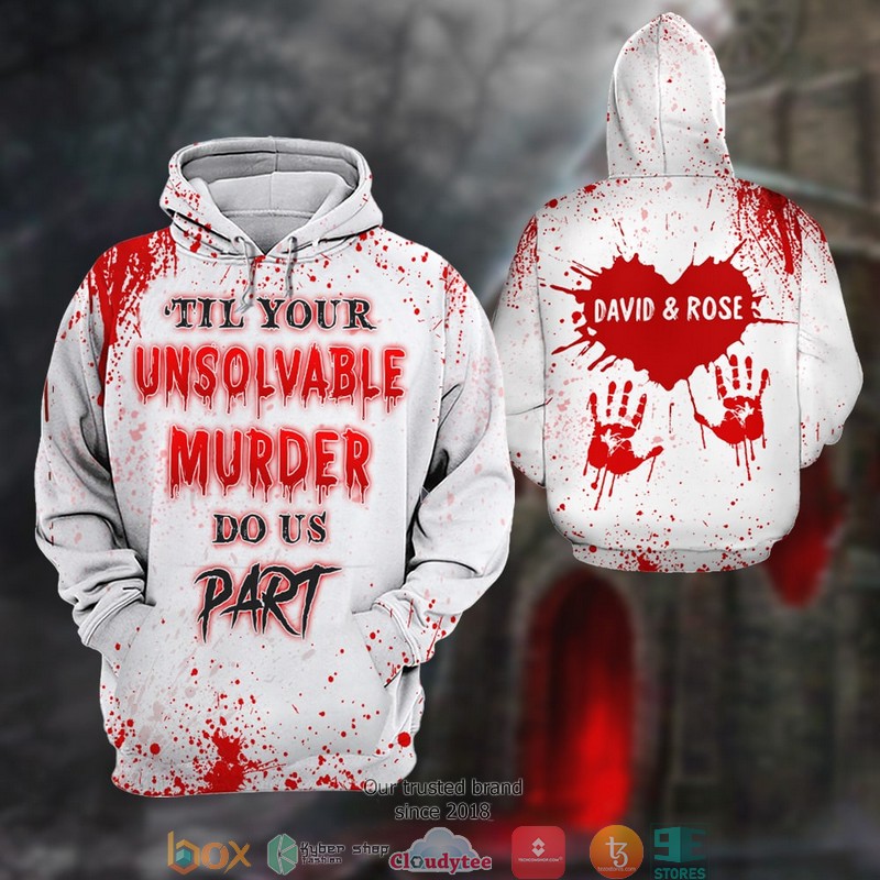 Personalized Horror Couple Till Your Unsolvable Murder Do Us Part 3D Shirt Personalized Horror Couple Till Your Unsolvable Murder Do Us Part 3D Shirt