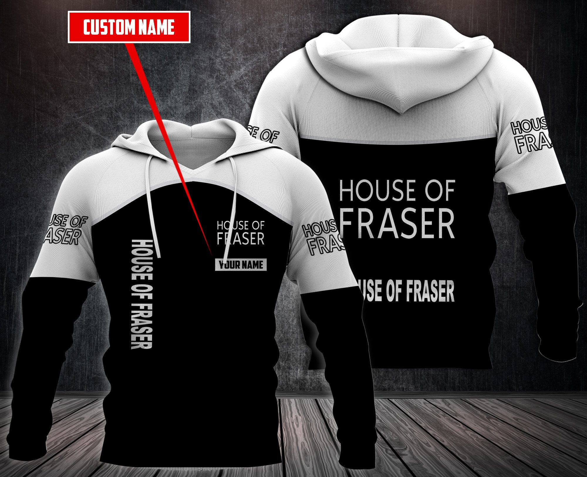 Personalized-House-Of-Fraser-Custom-Hoodie-Fleece-Hoodie-2