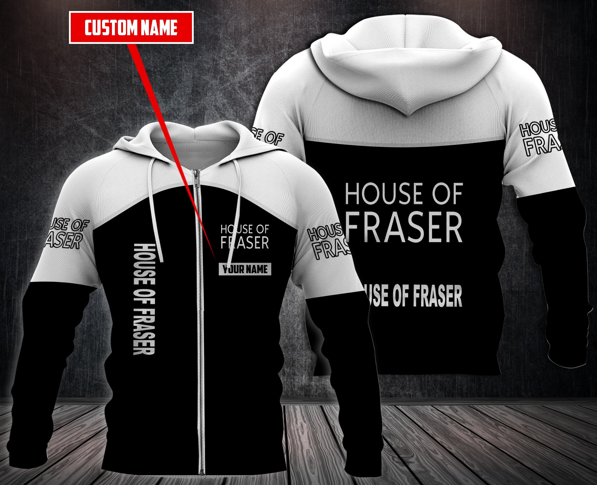 Personalized-House-Of-Fraser-Custom-Hoodie-Fleece-Hoodie-3