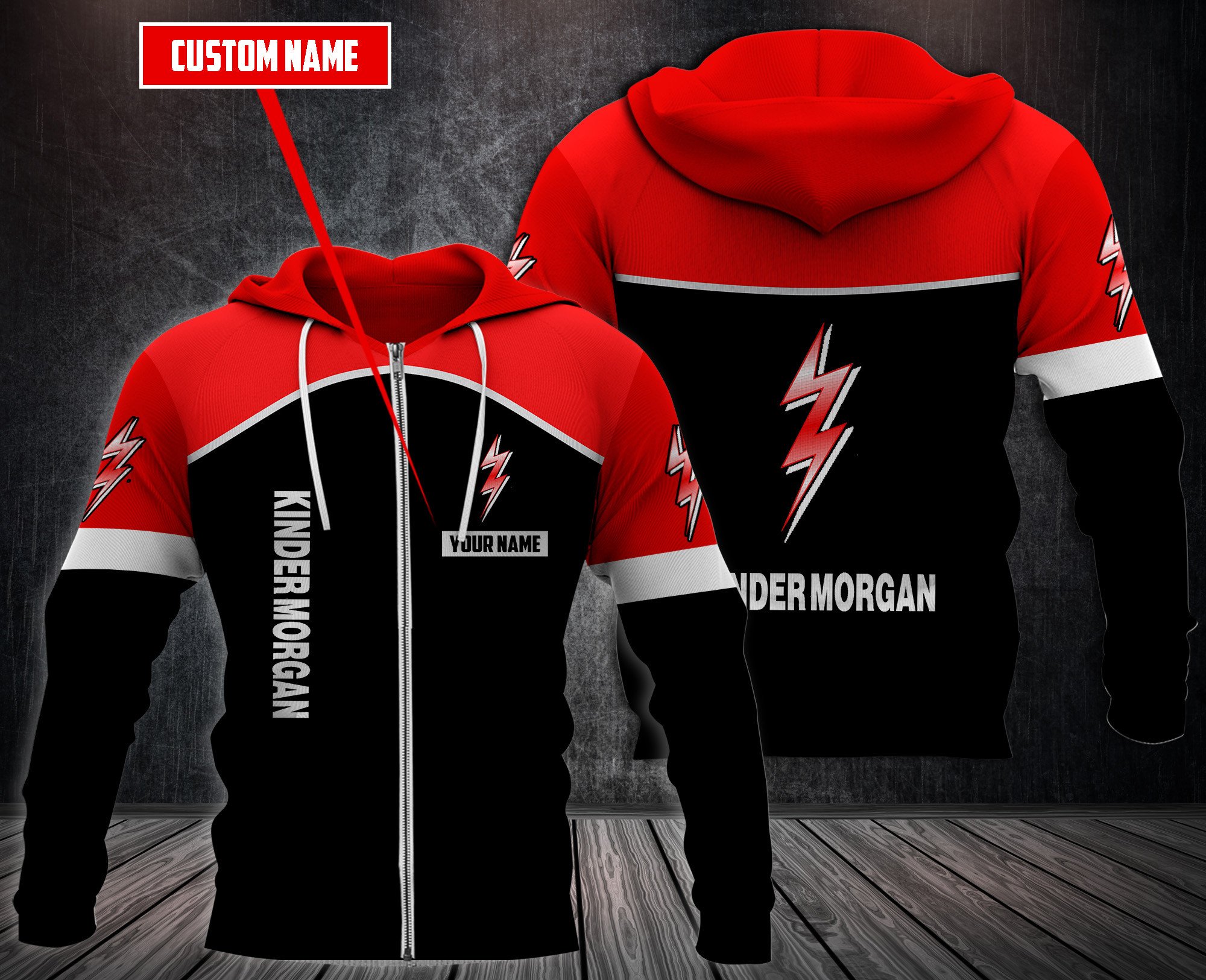 Personalized Kinder Morgan 3D Hoodie Personalized Kinder Morgan 3D Hoodie