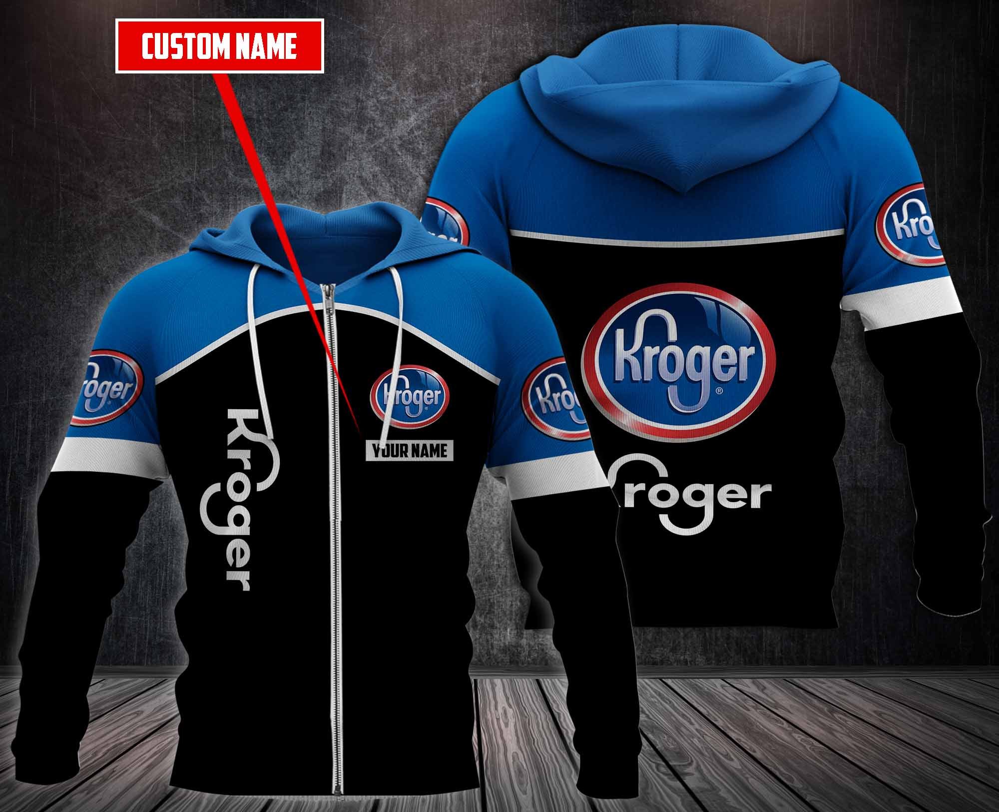 Personalized Kroger 3D Fleece Hoodie Personalized Kroger 3D Fleece Hoodie