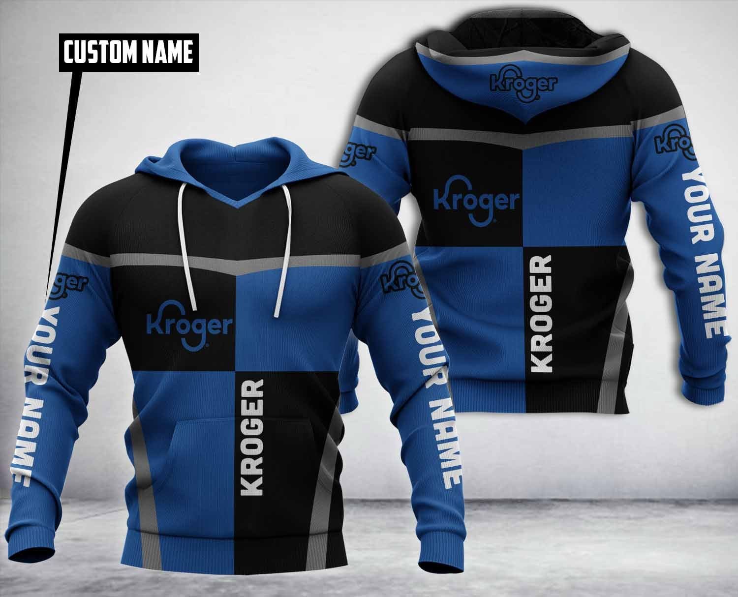 Personalized-Kroger-Black-Blue-Custom-Hoodie-Fleece-Hoodie-2