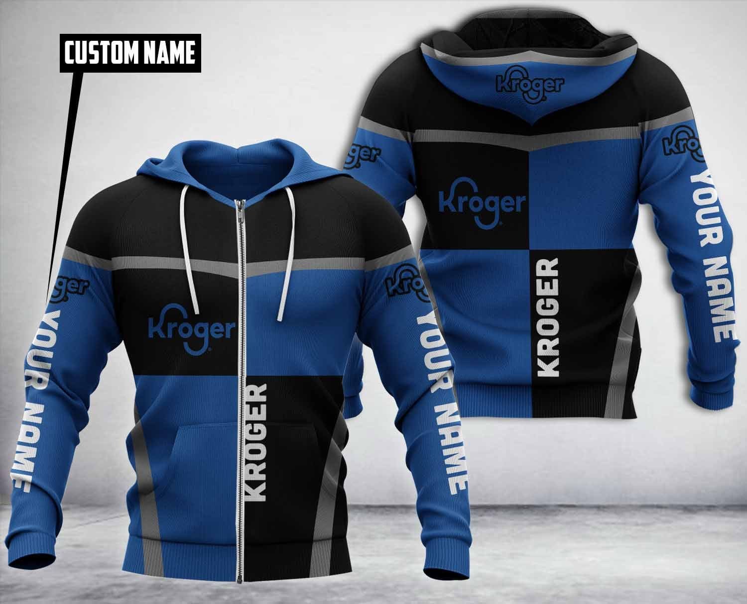 Personalized-Kroger-Black-Blue-Custom-Hoodie-Fleece-Hoodie-3