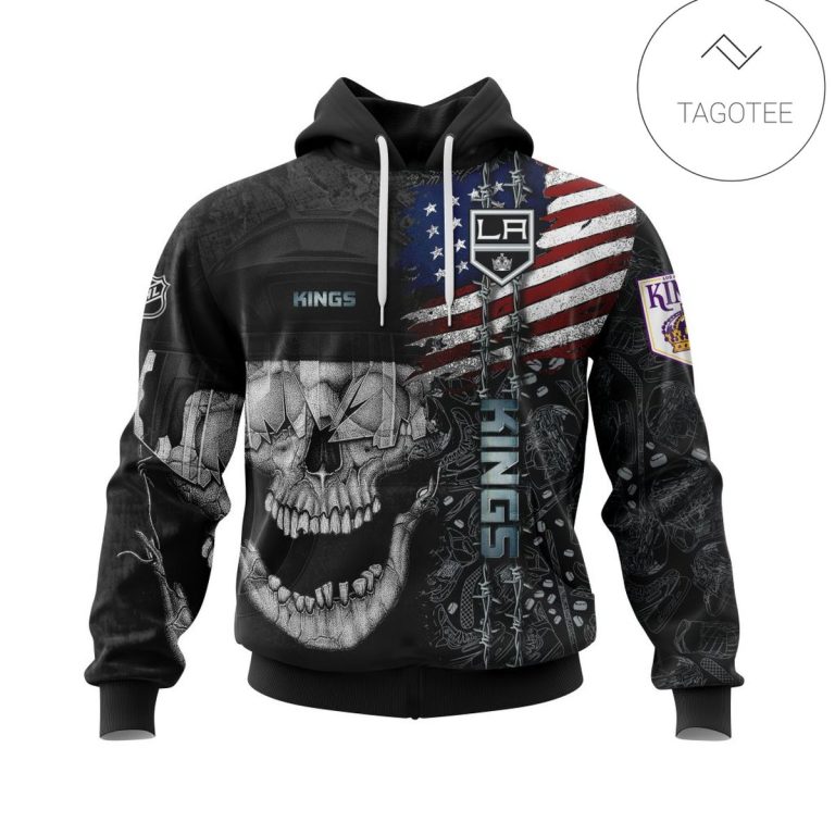Personalized-Los-Angeles-Kings-Skull-Hoodie-1