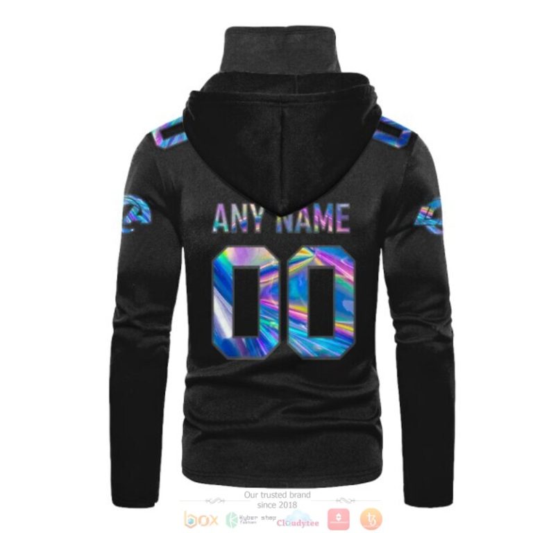 Personalized-Los-Angeles-Rams-Black-Hologram-Nfl-Custom-3D-Hoodie-Mask-3