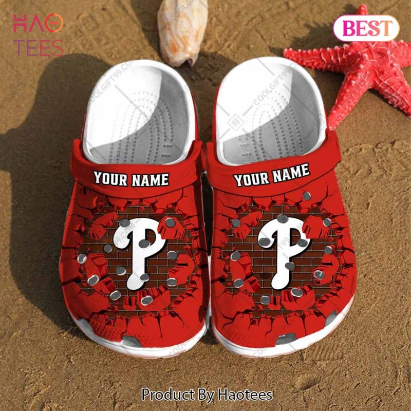Personalized MLB Philadelphia Phillies Broken Wall Crocs Personalized MLB Philadelphia Phillies Broken Wall Crocs