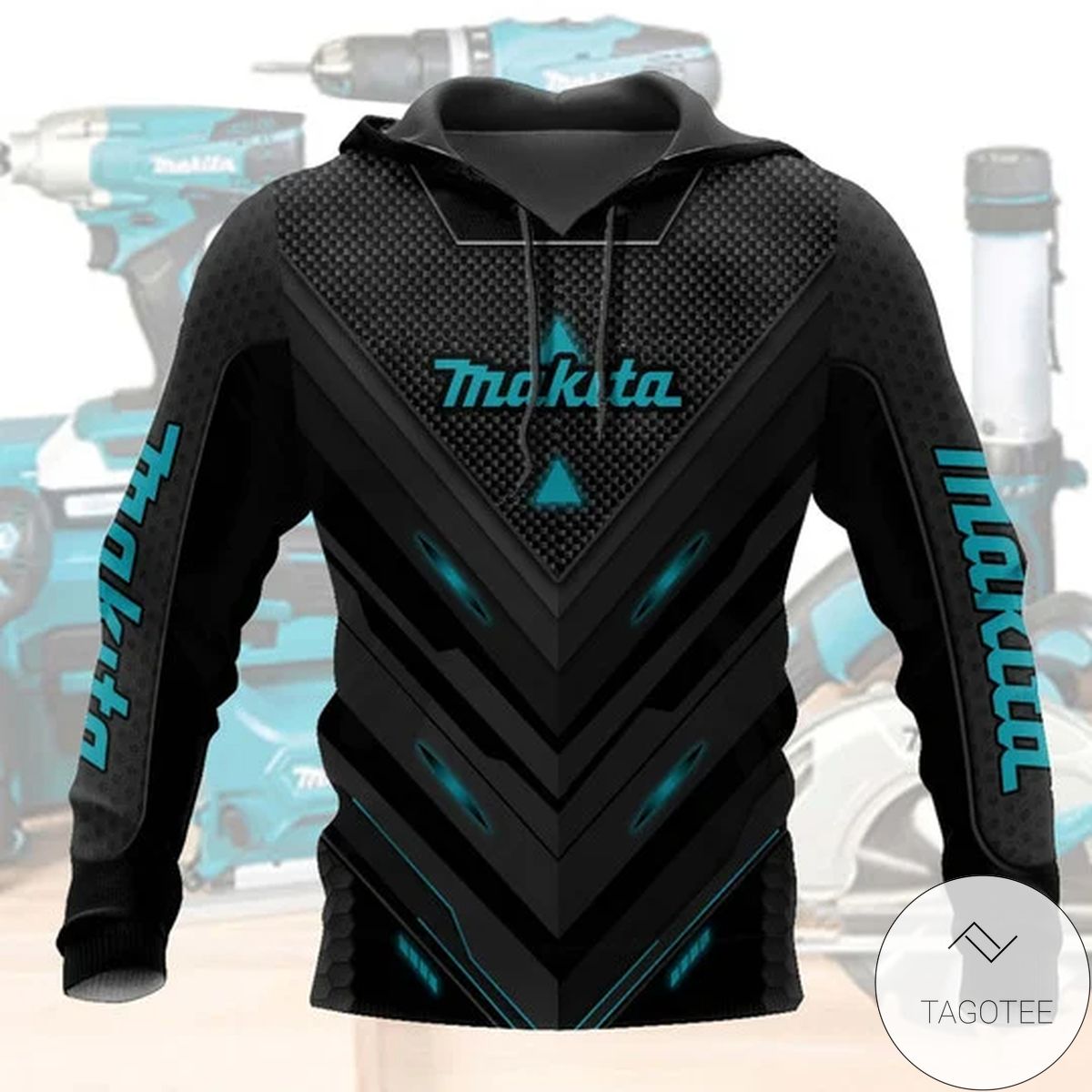 Personalized Makita Black Metal Hoodie Hot Sale 2024