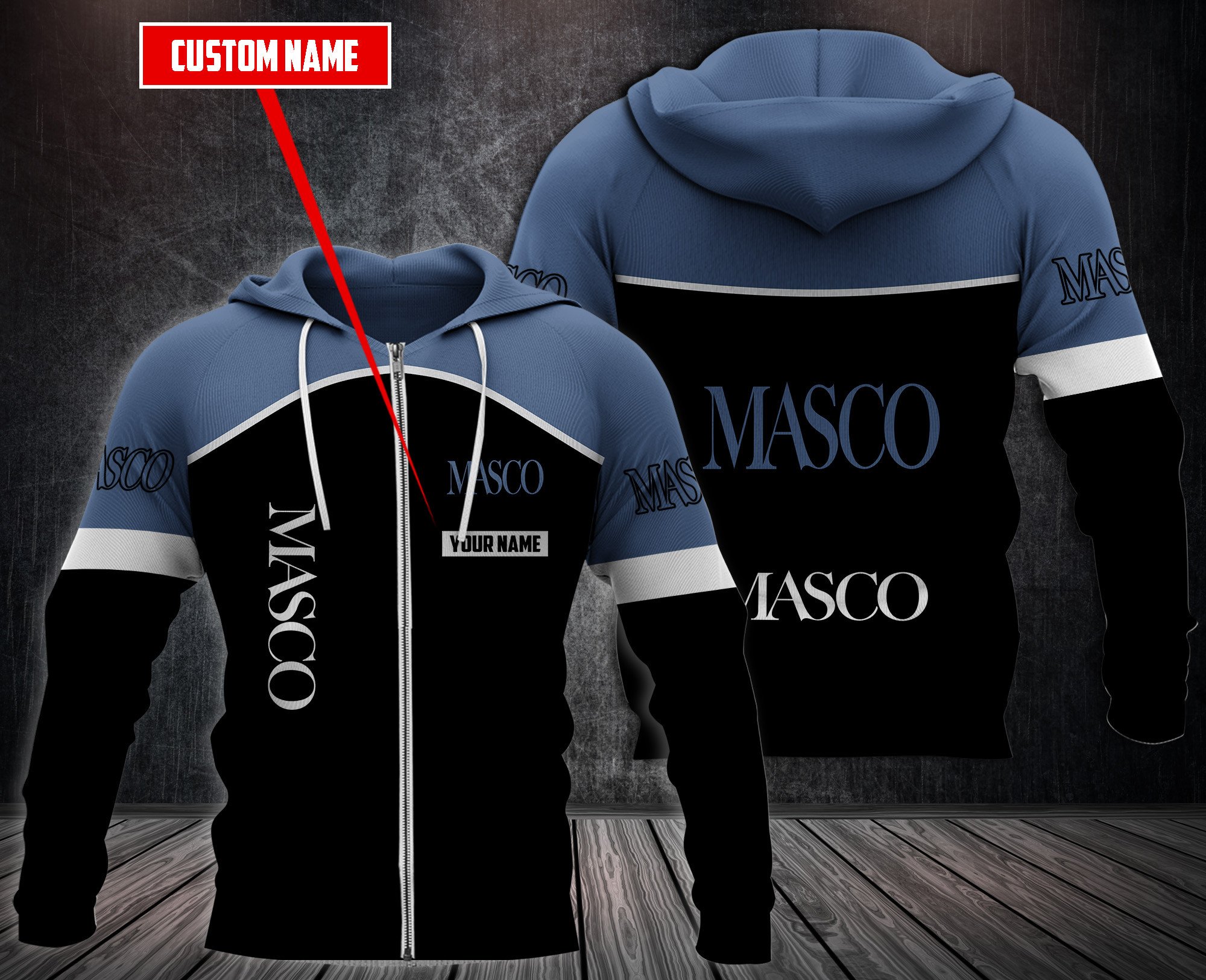 Personalized Masco 3D Hoodie Personalized Masco 3D Hoodie