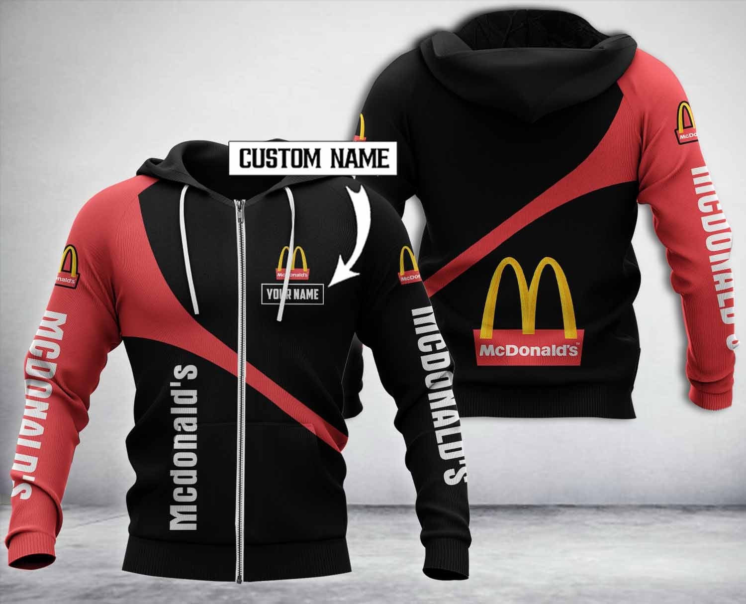 Personalized Mcdonald’S 3D Hoodie Personalized Mcdonald’S 3D Hoodie